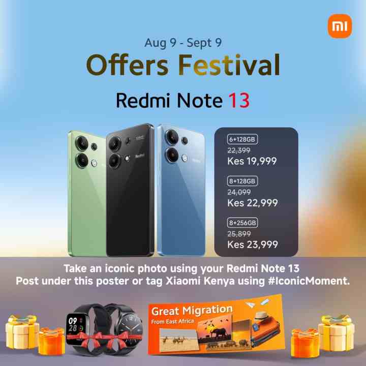 Xiaomi Offers Festival Kicks Off with Deals for Redmi NOTE 13 Series