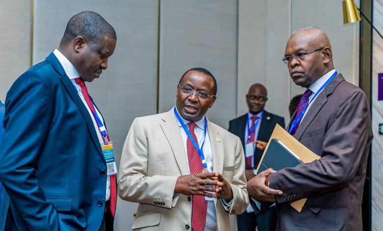 AERC’s 61st Plenary highlighted Africa's $65B FinTech potential, Kenya’s leadership, and challenges in inclusion, infrastructure, and regulation. The African Economic Research Consortium (AERC) Executive Director, Prof. Victor Murinde (Middle) shares AERC’s leadership role in policy oriented economic research with Governor of the Bank of South Sudan, Dr. James Alic Garang (Left) and Governor of the Central Bank of Kenya (CBK), Dr. Kamau Thugge C.B.S., highlighting the organization’s pivotal role in driving global financial innovation and economic technology development. This was during the AERC 61 st Biannual Plenary Session.