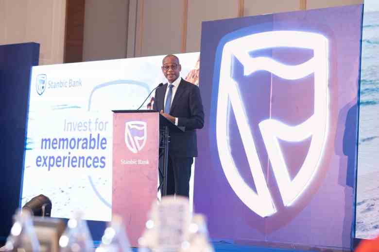 Dr Joshua Oigara, Chief Executive, Stanbic Bank Kenya and South Sudan during the launch of the Stanbic Money Market Fund (KES) and the Stanbic Fixed Income Fund (USD) New Stanbic Money Market Fund Promises 15.12% Annual Yield