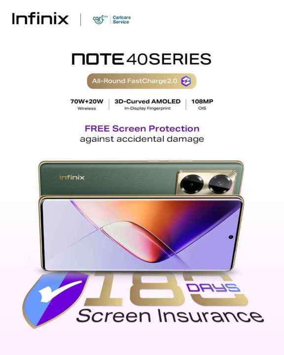 180 days screen replacement warranty 