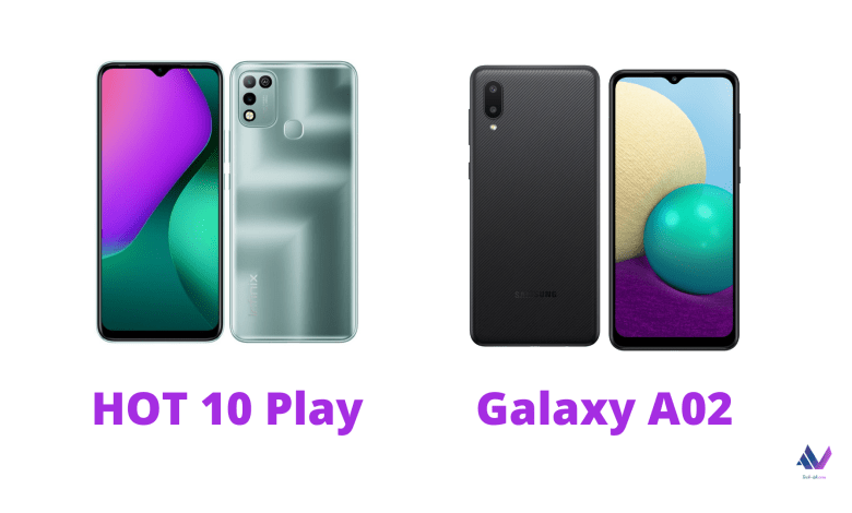 Infinix HOT10 Play vs Galaxy A02